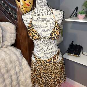 Leopard three piece set –M NWT
